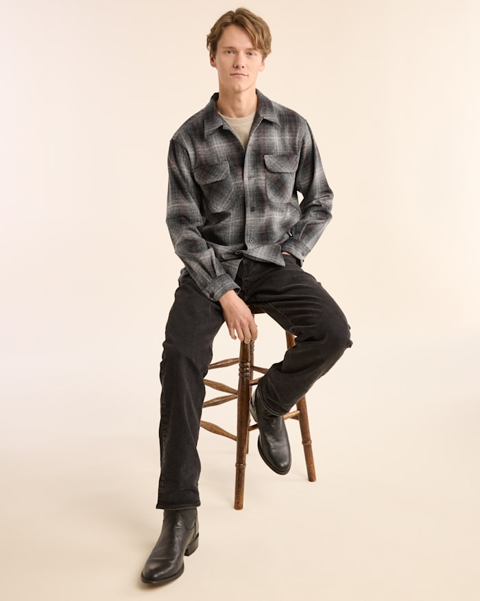 MEN'S PLAID BOARD SHIRT